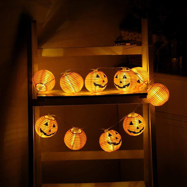 Illuminate the Night with Spooky LED String Lights - Perfect for Halloween Decor!