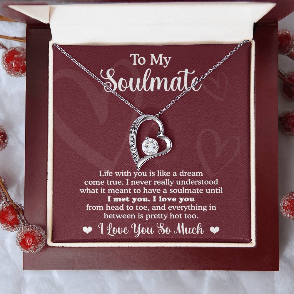 Forever Necklace for My Soulmate Gifts for Women Men, Anniversary Valentine Gift for Soulmate, Necklace For Wife From Husband, Soulmate Gifts, Birthday Gifts For Wife, Birthday Gifts For Soulmate, Wife Birthday Gift Ideas, Wedding, New Baby