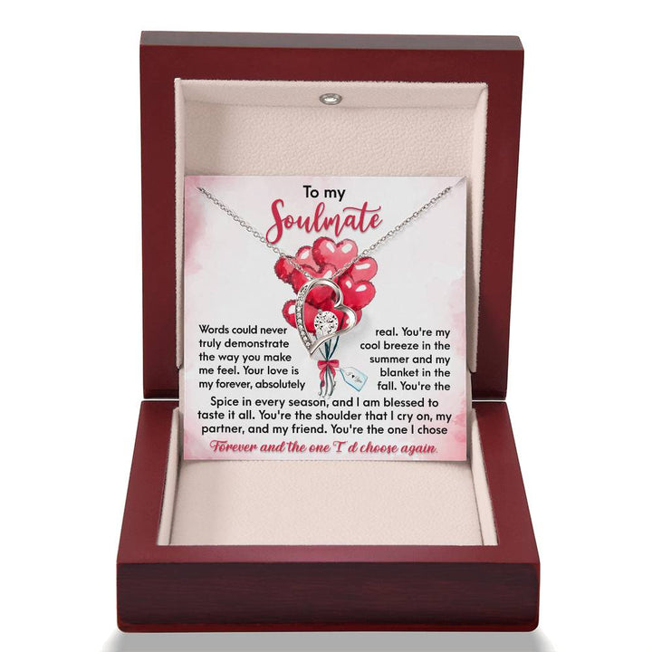 To My Soulmate I Choose You Forever, Soulmate Gifts for Women Men, Anniversary Valentine Gift for Soulmate, Necklace For Wife From Husband, Soulmate Gifts, Birthday Gifts For Wife, Birthday Gifts For Soulmate, Wife Birthday Gift Ideas, Wedding, New Baby