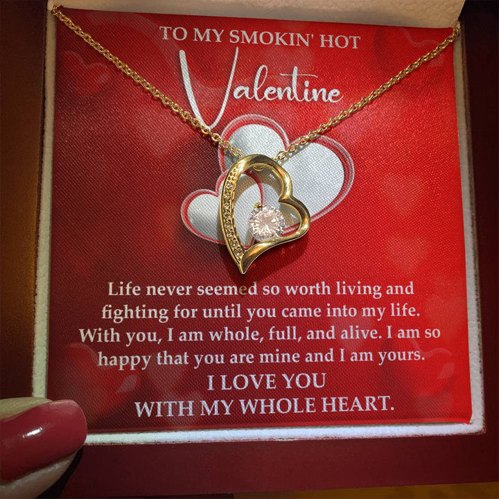 To My Smokin Hot Valentine, Soulmate Gifts for Women Men, Anniversary Valentine Gift for Soulmate, Necklace For Wife From Husband, Soulmate Gifts, Birthday Gifts For Wife, Birthday Gifts For Soulmate, Wife Birthday Gift Ideas, Wedding, New Baby