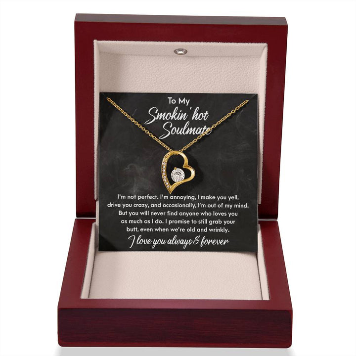 My Smoking Hot Soulmate Necklace, Soulmate Gifts for Women Men, Anniversary Valentine Gift for Soulmate, Necklace For Wife From Husband, Soulmate Gifts, Birthday Gifts For Wife, Birthday Gifts For Soulmate, Wife Birthday Gift Ideas, Wedding, New Baby