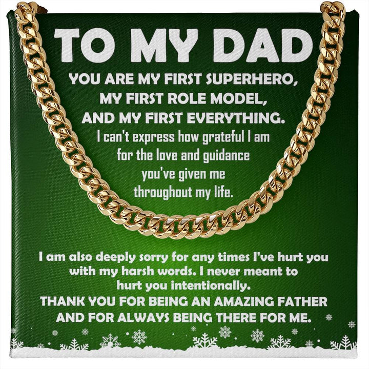 To My Dad My First Super Hero, my first role model, my first everything. gift ideas