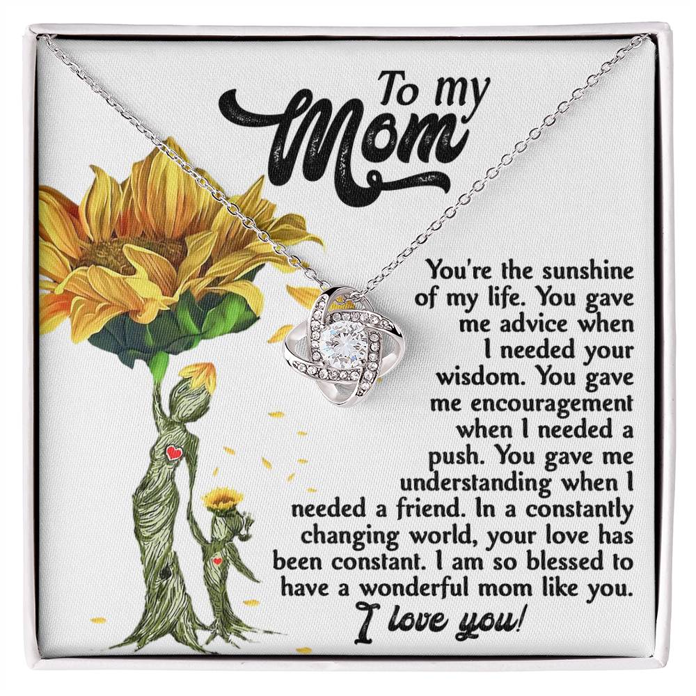 To My MOM the sunshine of my life, you gave me advice when I needed your wisdom, encouragenent when I needed a push, gave me understanding when I needed a friend