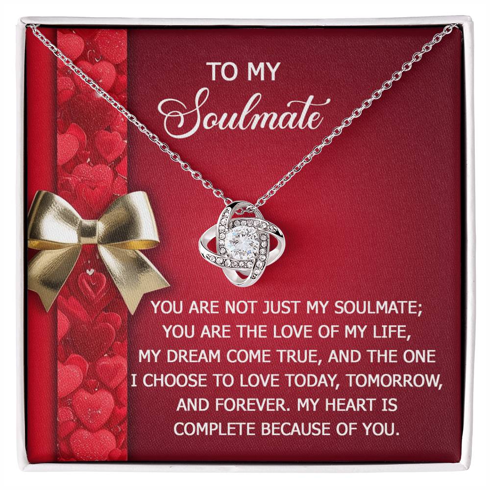 To My Soulmate - Because Of You
