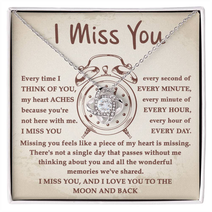 I Miss You -- Every Second, Every Minute, every hour, and Every day, gift ideas, to my soulmate, my wife, anniversary, birthday, xmas, thanksgiving, New Year, graduation, and the wonderful memories we have shared