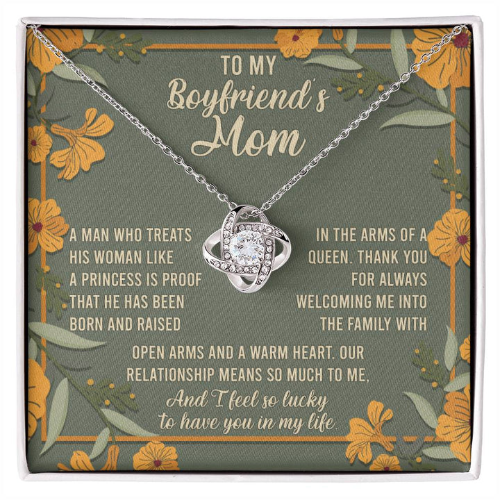 To My Boyfriend's Mom, Gift Ideas for Mom, Birthday, Anniversary Valentine's Day, Wedding, Mother's Day Special Occasions