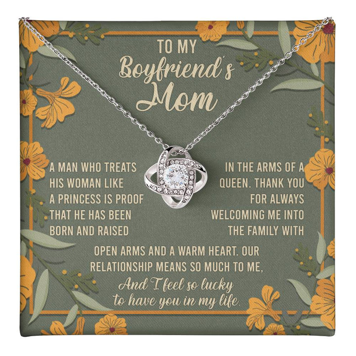 To My Boyfriend's Mom, Gift Ideas for Mom, Birthday, Anniversary Valentine's Day, Wedding, Mother's Day Special Occasions