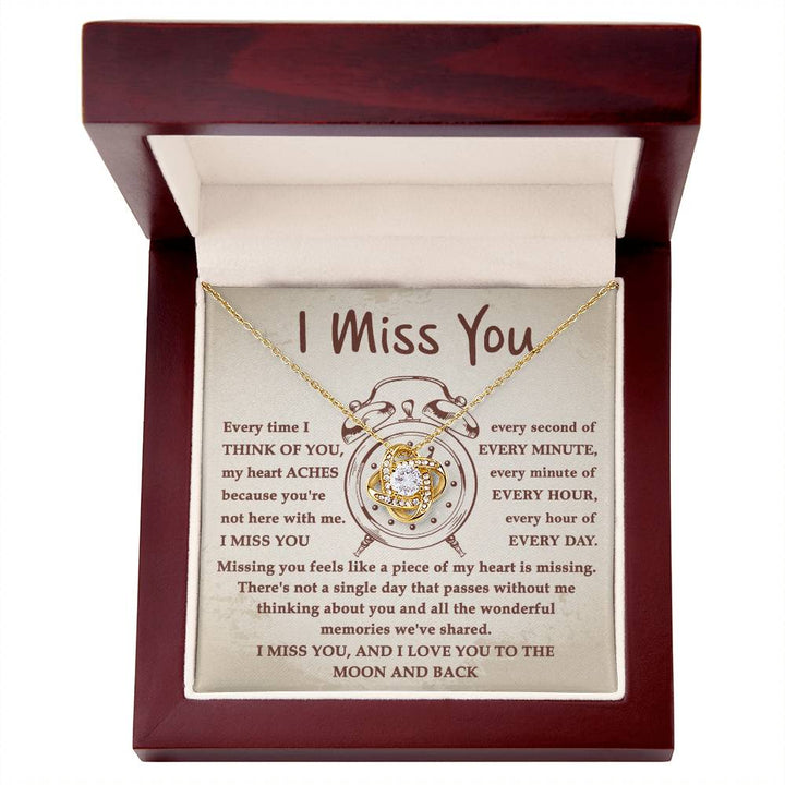 I Miss You -- Every Second, Every Minute, every hour, and Every day, gift ideas, to my soulmate, my wife, anniversary, birthday, xmas, thanksgiving, New Year, graduation, and the wonderful memories we have shared