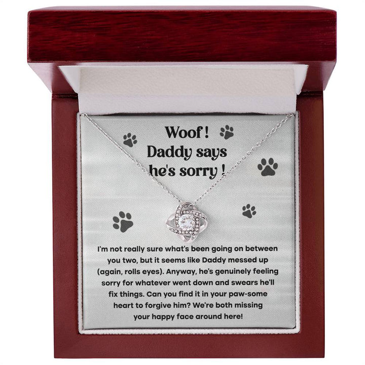 Woof! Daddy Says He's Sorry! Gift from Daughter to Mum, Gifts From Son to Mum