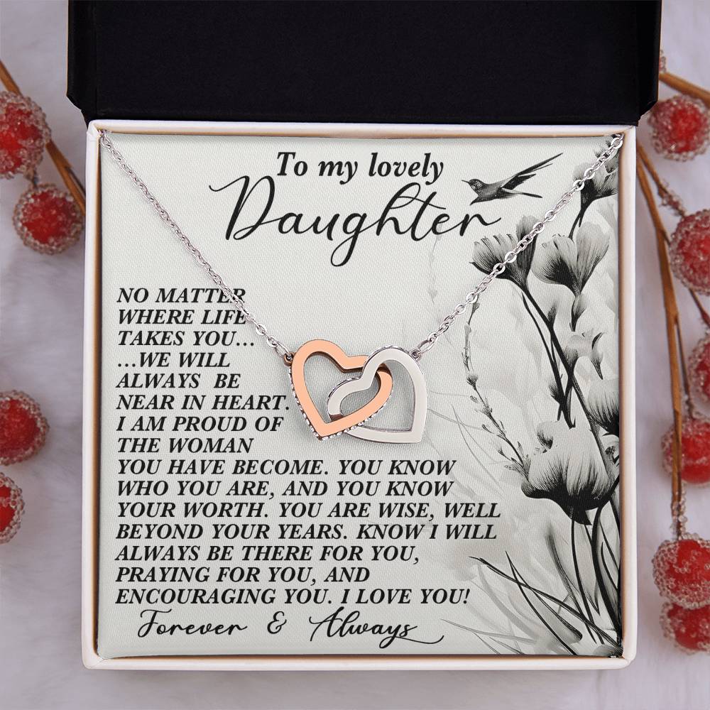 To My Lovely Daughter - Heart Near