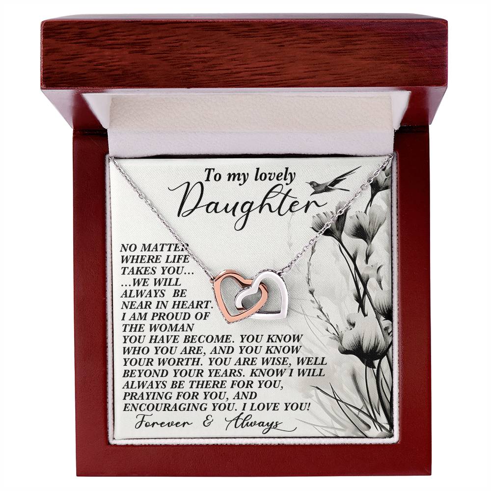 To My Lovely Daughter - Heart Near