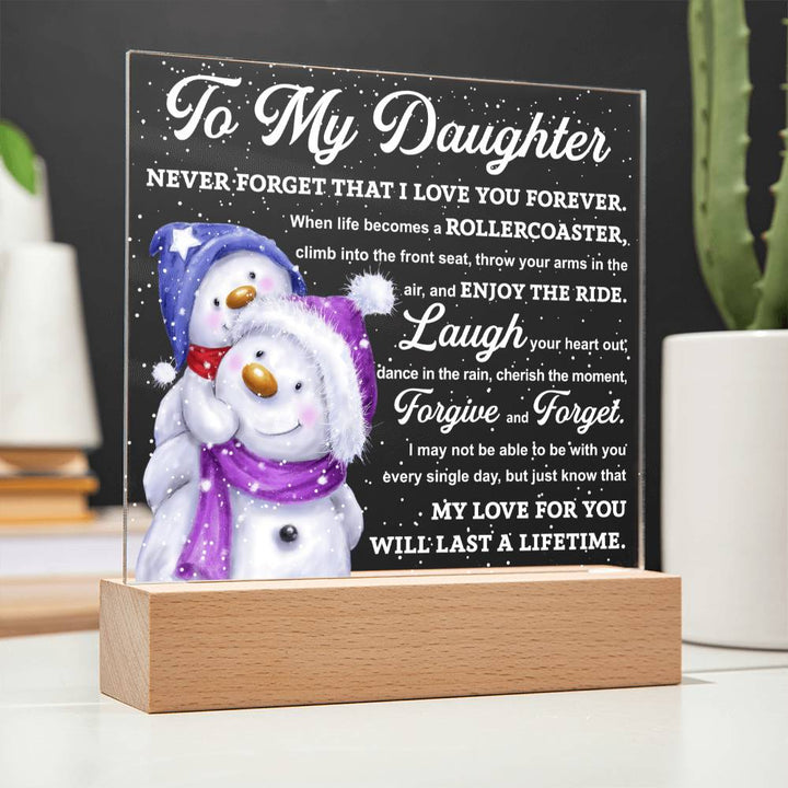 To My Daughter Gift Ideas From Mum Dad Birthday, Anniversary, xmas, Christmas, New Year ThanksGiving