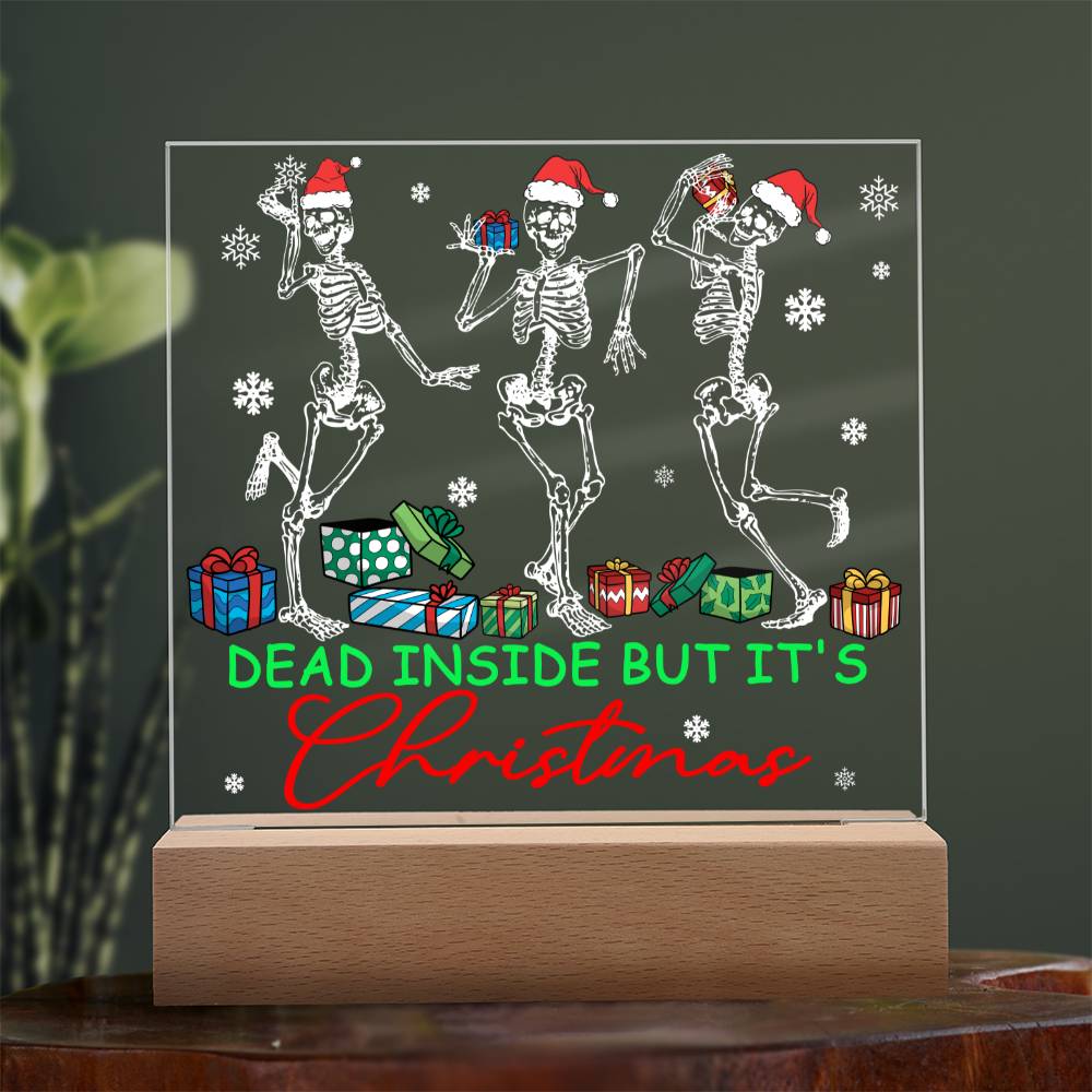 Dead Inside but it's Christmas, gift ideas, graduation, holiday greetings, xmas, new year, season greetings, thanksgiving