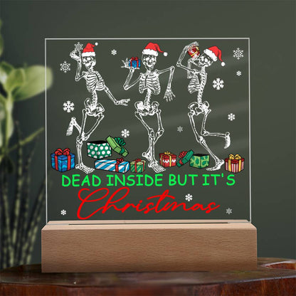Dead Inside but it's Christmas, gift ideas, graduation, holiday greetings, xmas, new year, season greetings, thanksgiving