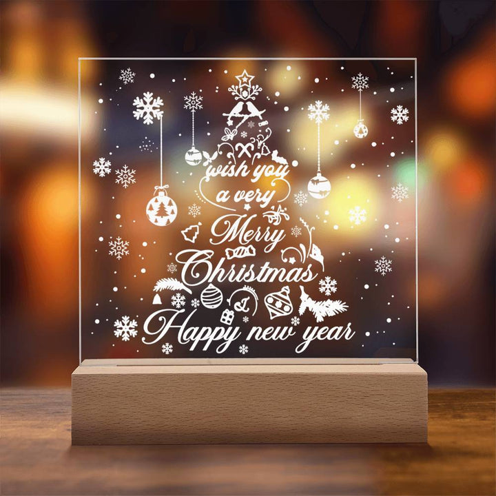 Xmas decorative plaque, Christmas Tree, Xmas Tree, Gift Ideas, my buddy, my soulmate, my sister, my brother, my dad, my granddaughter, my grandma, my mom