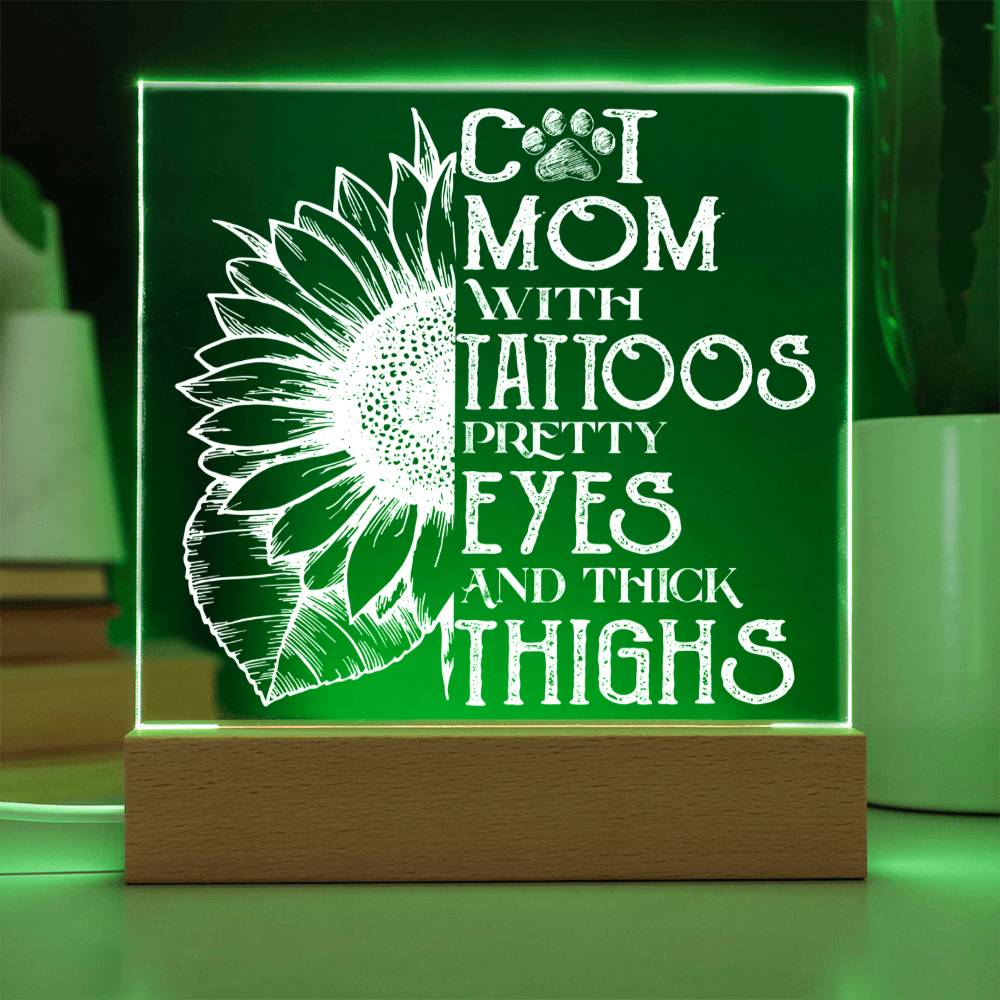 Cat Mom Tattoos, Gift Ideas, Xmas, Christmas, Decorative plaques, Celebrations, parties, thanksgiving