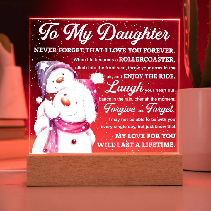 To My Daughter Gift Ideas From Mum Dad Birthday, Anniversary, xmas, Christmas, New Year ThanksGiving