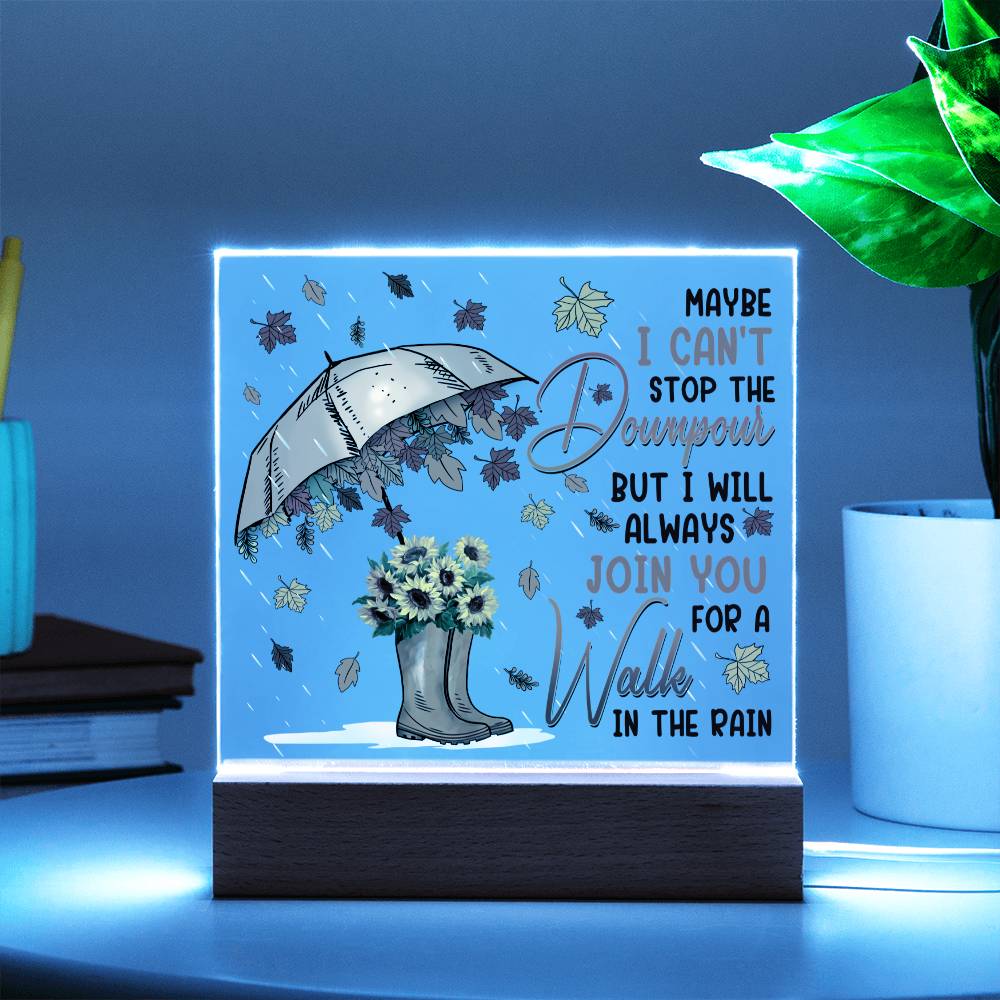 Christmas Decorative Plaque, Friend In the Rain, xmas, Gift Ideas, my buddy, my soulmate, my sister, my brother, my dad, my granddaughter, my grandma, my mom