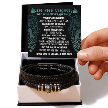 Dad-Never Giving Up-Bracelet Love You Forever Bracelet
