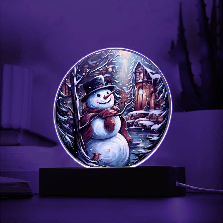 Snowman, smiling snowman, gift ideas, acrylic decor, celebrations, parties, Xmas, Christmas, thanksgiving