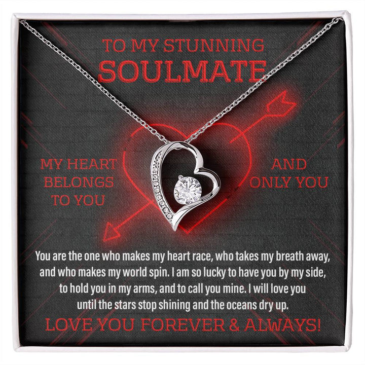 To My Stunning Soulmate My Heart Belongs to You Gifts for Women Men Anniversary Valentine For Wife From Husband Birthday Gift Ideas Wedding New Baby
