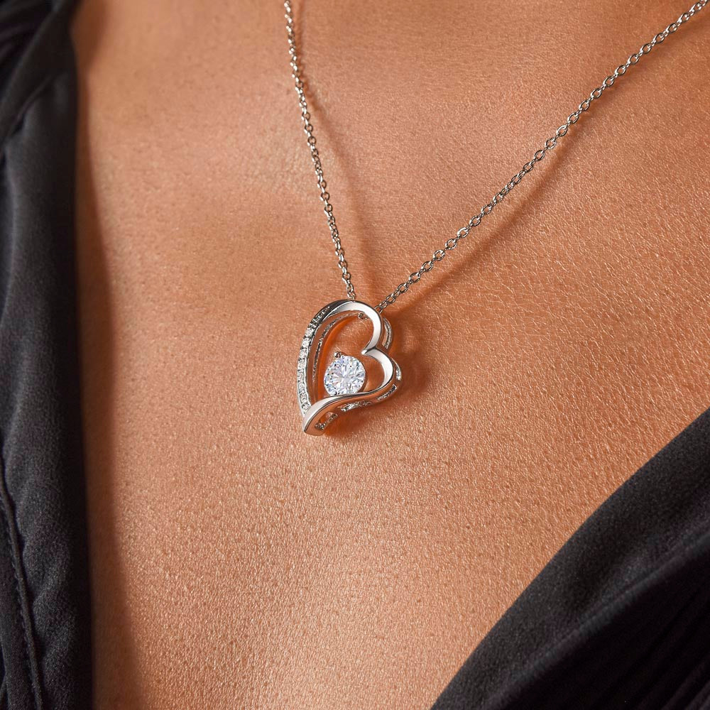 Forever Love Necklace, Find Someone Who Loves You Unconditionally, Mum Gifts to Daughter, Dad Gifts to Daughter, Gifts for Cousins, Gifts for Sister, Besties