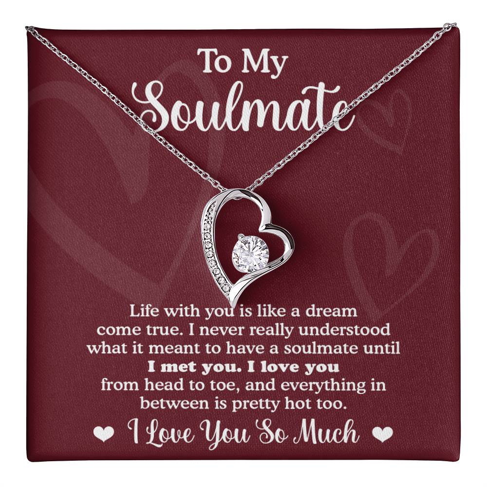 Forever Necklace for My Soulmate Gifts for Women Men, Anniversary Valentine Gift for Soulmate, Necklace For Wife From Husband, Soulmate Gifts, Birthday Gifts For Wife, Birthday Gifts For Soulmate, Wife Birthday Gift Ideas, Wedding, New Baby