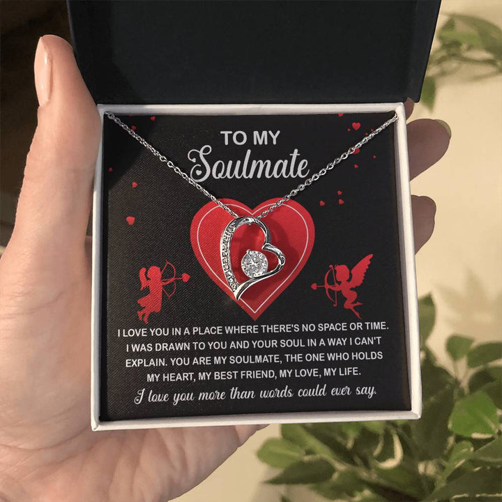 To My Soulmate Necklace Women Men Anniversary Valentine To Wife From Husband Birthday Gift Ideas Wedding New Baby