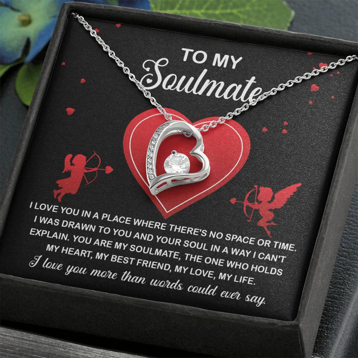 To My Soulmate Necklace Women Men Anniversary Valentine To Wife From Husband Birthday Gift Ideas Wedding New Baby