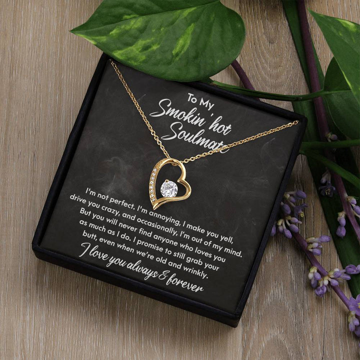 My Smoking Hot Soulmate Necklace, Soulmate Gifts for Women Men, Anniversary Valentine Gift for Soulmate, Necklace For Wife From Husband, Soulmate Gifts, Birthday Gifts For Wife, Birthday Gifts For Soulmate, Wife Birthday Gift Ideas, Wedding, New Baby