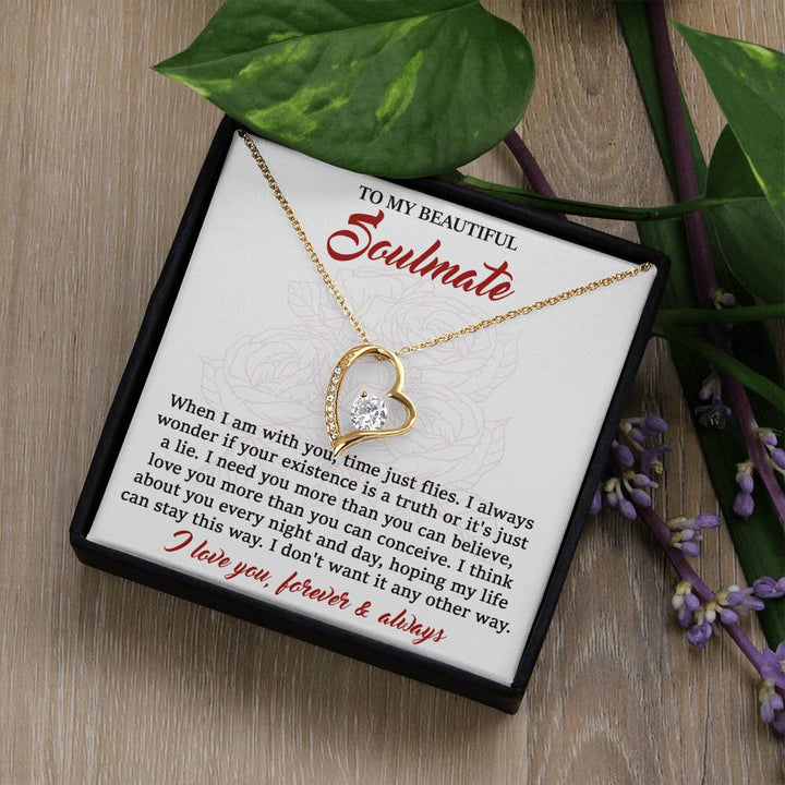 To My Beautiful Soulmate, I Need You More, Soulmate Gifts for Women Men, Anniversary Valentine Gift for Soulmate, Necklace For Wife From Husband, Birthday Gifts For Wife, Birthday Gifts For Soulmate, Wife Birthday Gift Ideas, Wedding, New Baby