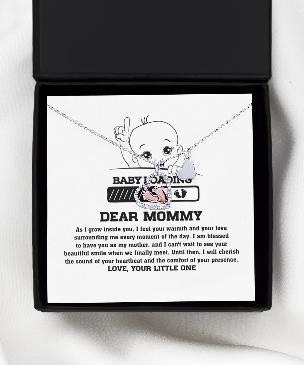 Gift to mommy from baby, gift ideas for mother's day, heartbeat warmth, can't wait to see your beautiful smile