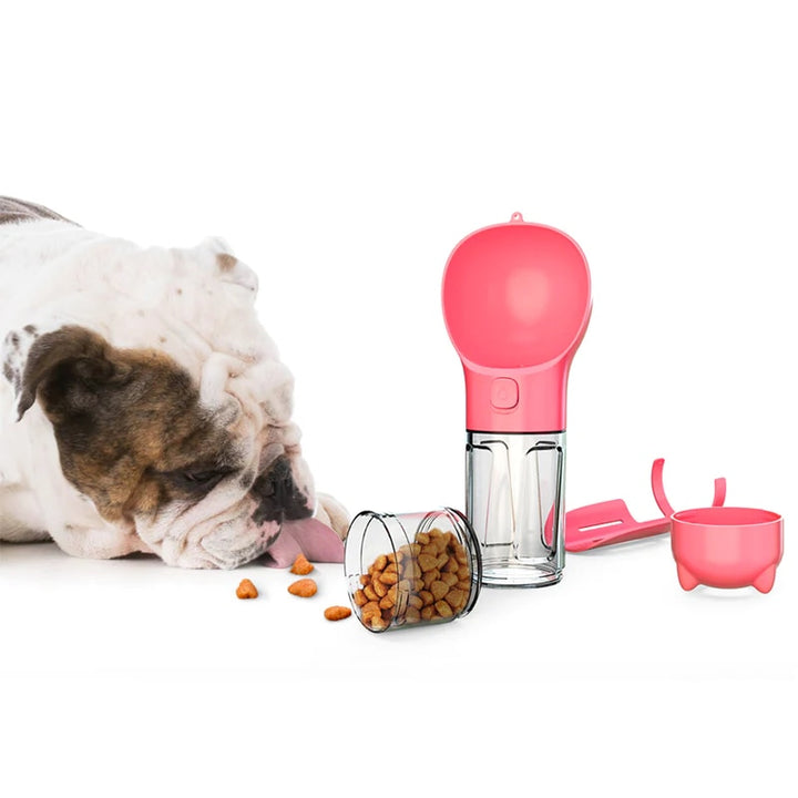 Multifunctional Dog Water Bottle: Keep Your Pet Hydrated and Well-Fed on the Road