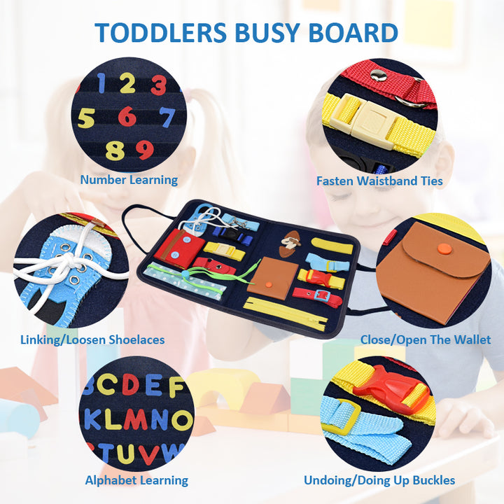 Develop your toddlers' sensory and motor skills with this all-inclusive toy set