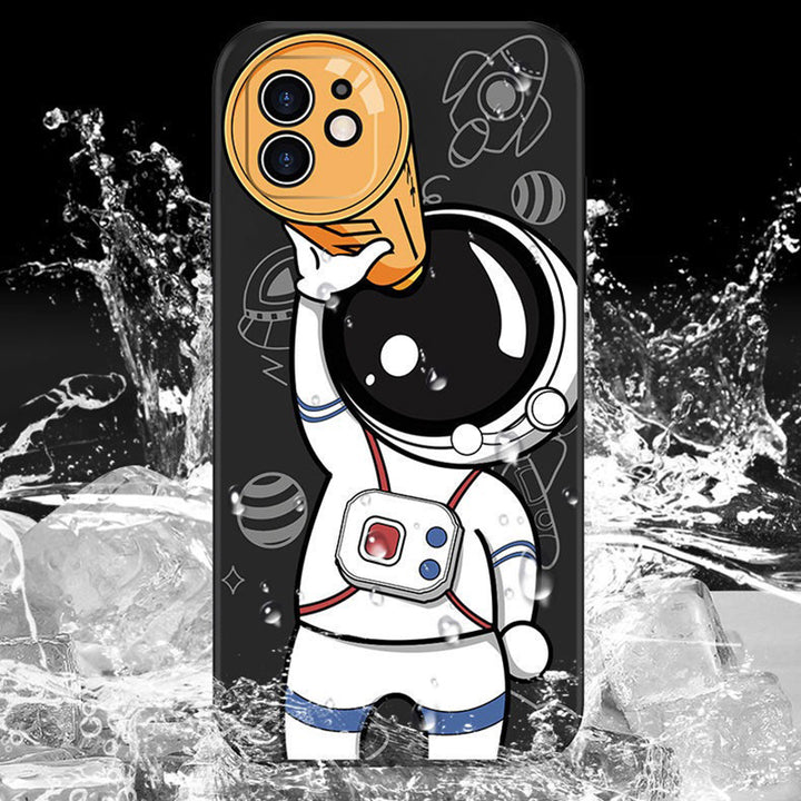 Unleash your curiosity for space exploration with our Cute Astronaut Phone Case (model 12 & later)