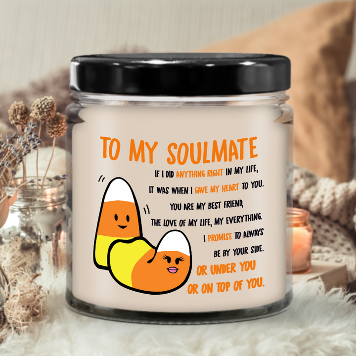 Halloween Candle - To My Soulmate: By Your Side, gift ideas