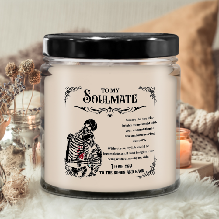 Halloween Candle  - To My Soulmate: Unwavering Support