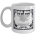 Halloween mug: To My Son: Never Lose! Win or Learn