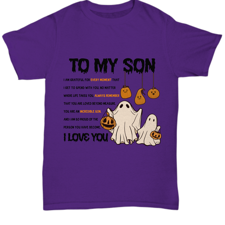 Halloween TShirt - To My Son : Incredible Son!