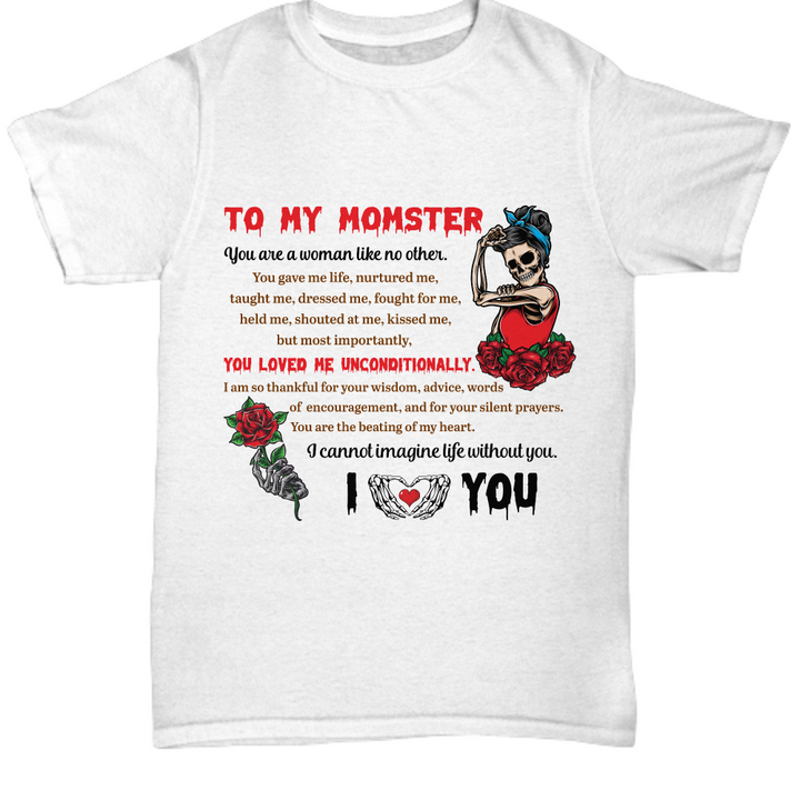 Halloween TShirt - To My Momster: Your Silent Prayers