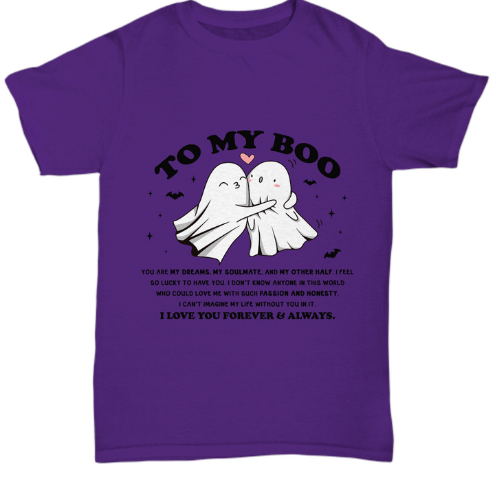 Halloween TShirt -  To My Boo: My Other Half