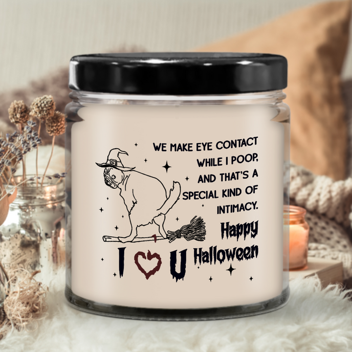 Halloween Candle - We Make Eye Contact
