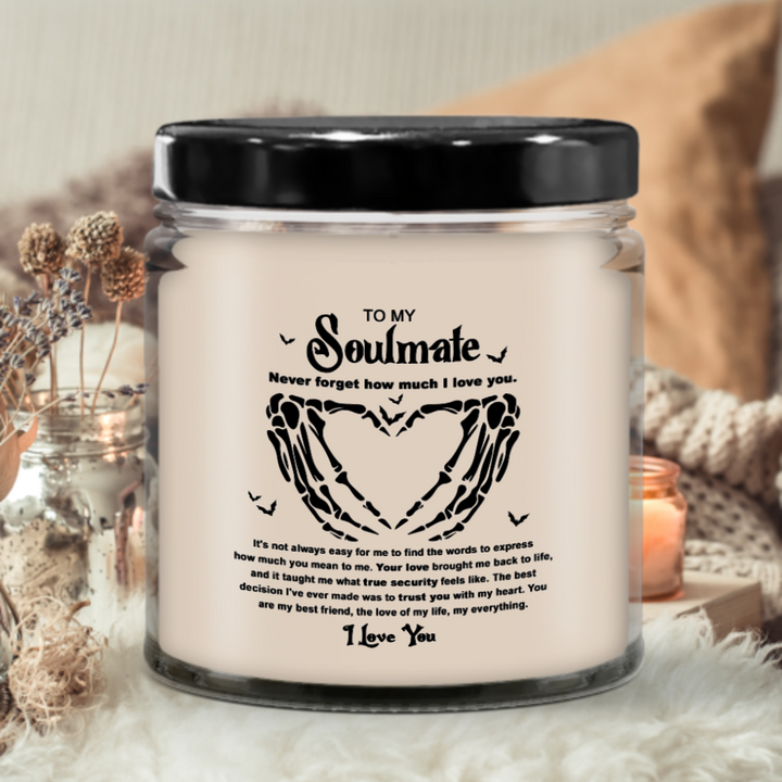 Halloween Candle - To My Soulmate: What True Security Is