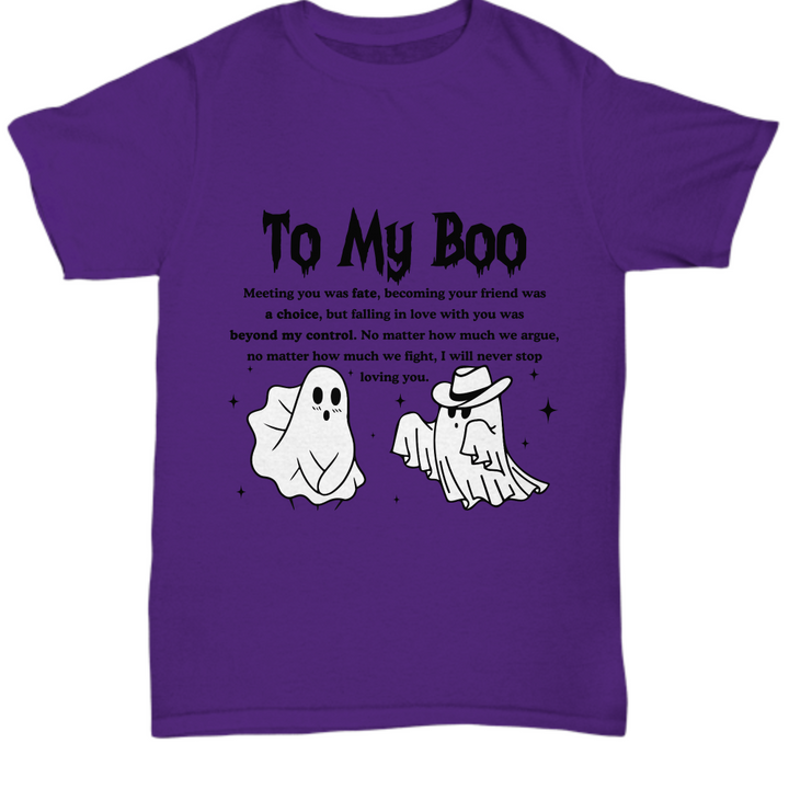 Halloween TShirt - To My Boo: Meeting You