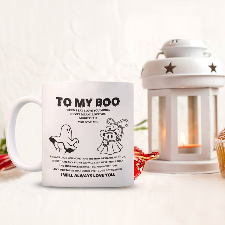 Halloween mug - To My Boo: I Love You More