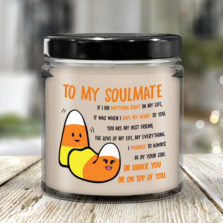 Halloween Candle - To My Soulmate: By Your Side, gift ideas