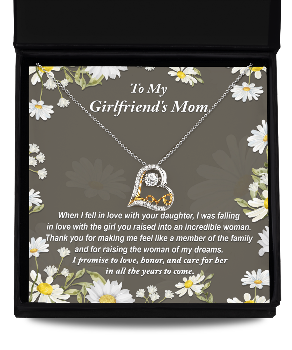 To My Girlfriend's Mom, Gift Ideas for Mom, Birthday, Anniversary Valentines Day, Birthday