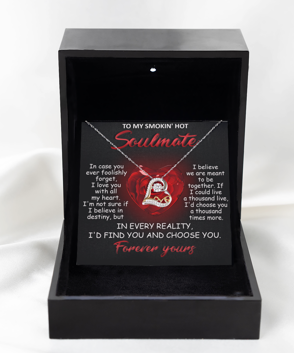 Soulmate Gifts for Women Men, Anniversary Valentine Gift for Soulmate, My Soulmate Necklace, Necklace For Wife From Husband, Soulmate Gifts, Birthday Gifts For Wife, Birthday Gifts For Soulmate, Wife Birthday Gift Ideas, Wedding, New Baby