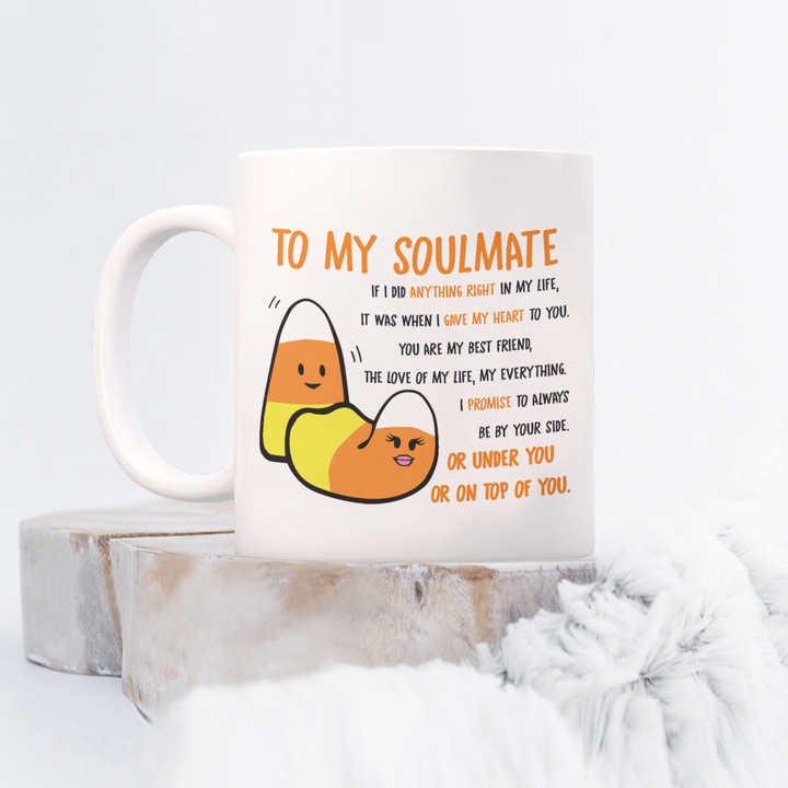 Halloween Mug - To My Soulmate: By Your Side, Over You, On Top Of You