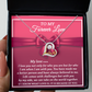 To My Forever Love Necklace, Soulmate Gifts for Women Men, Anniversary Valentine Gift for Soulmate, Necklace For Wife From Husband, Birthday Gifts For Wife, Birthday Gifts For Soulmate, Wife Birthday Gift Ideas